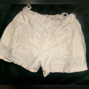 RARE⭐100%LINEN ROLLER RABBIT Comfy Cargo Shorts With Stretch! 😊HEALTHY SHORTS😆